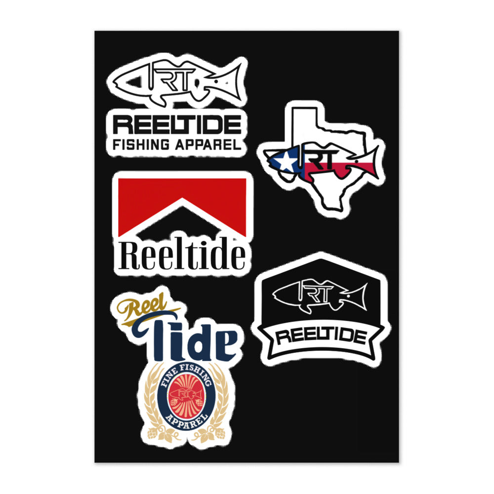 Reeltide Sticker sheet